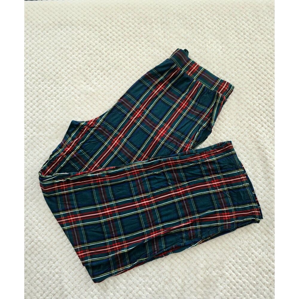 NWOT Posh Peanuts Pajamas Pants-Tartan Plaid, Sz M